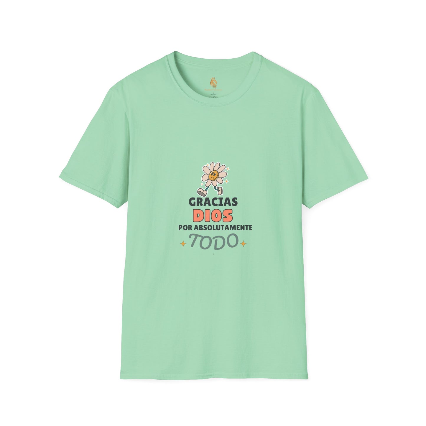 Gratitude Floral Unisex Softstyle T-Shirt - Perfect for Everyday Comfort & Celebrations