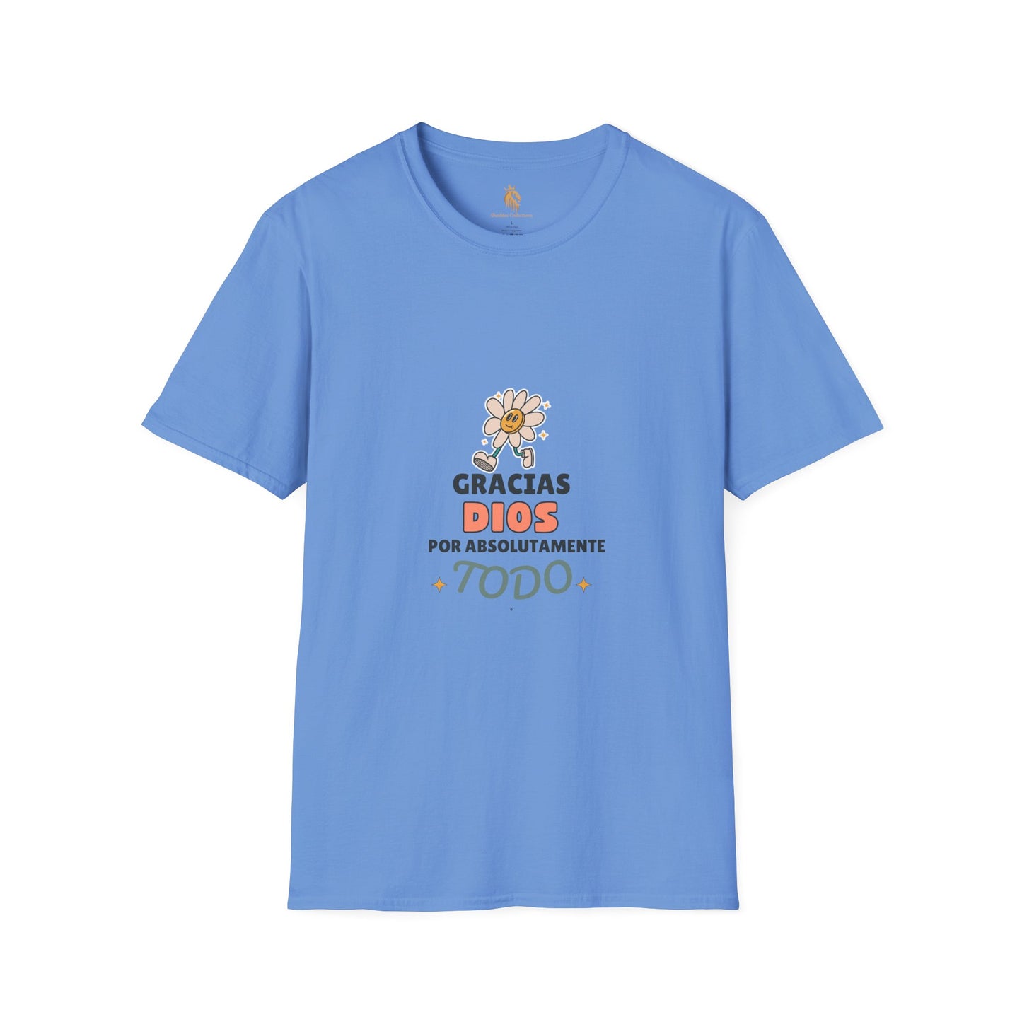 Gratitude Floral Unisex Softstyle T-Shirt - Perfect for Everyday Comfort & Celebrations