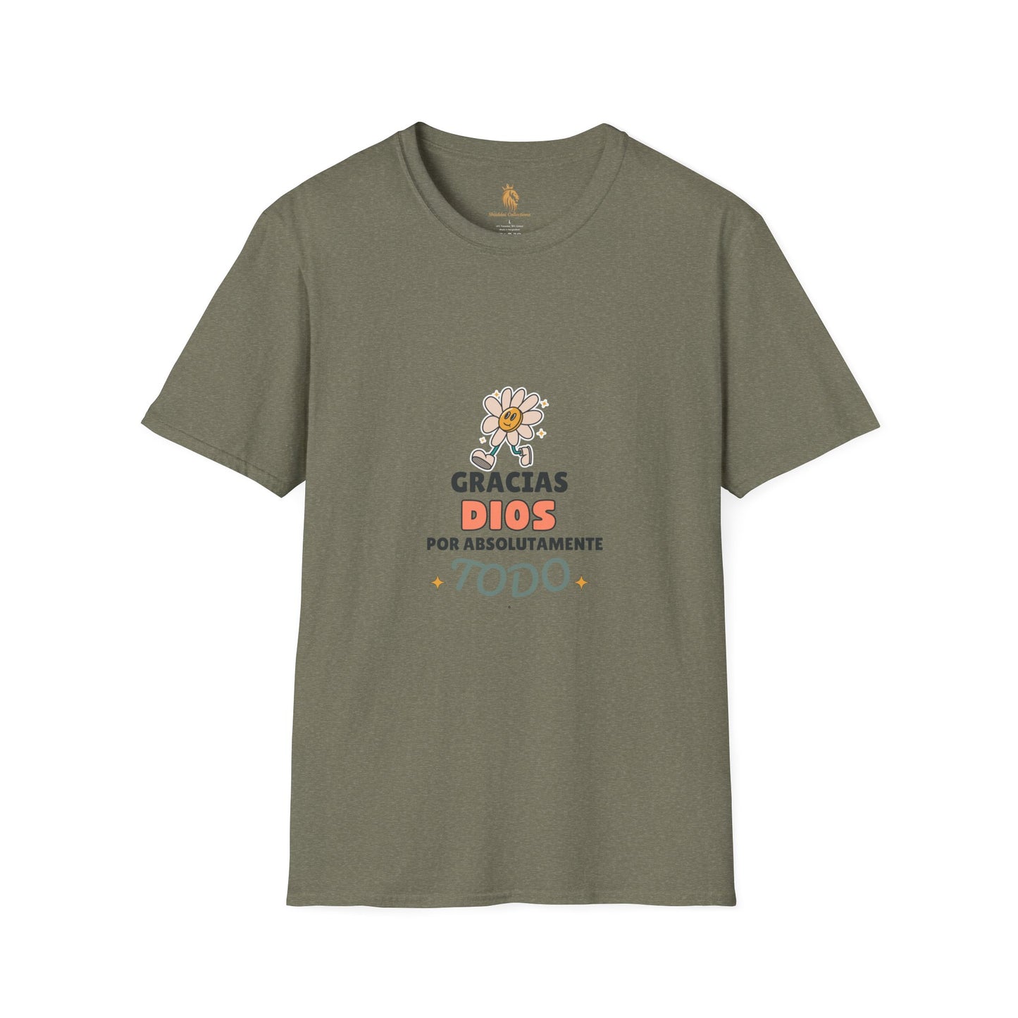 Gratitude Floral Unisex Softstyle T-Shirt - Perfect for Everyday Comfort & Celebrations
