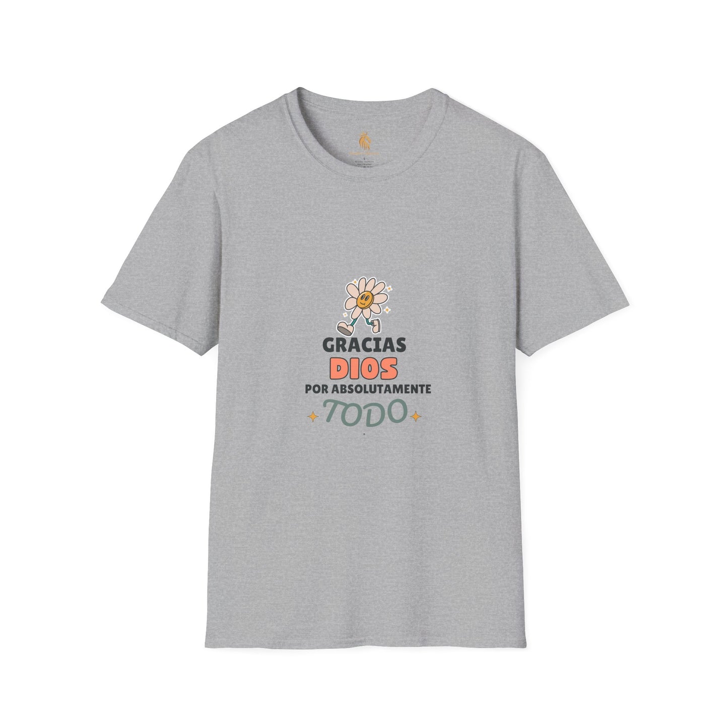 Gratitude Floral Unisex Softstyle T-Shirt - Perfect for Everyday Comfort & Celebrations