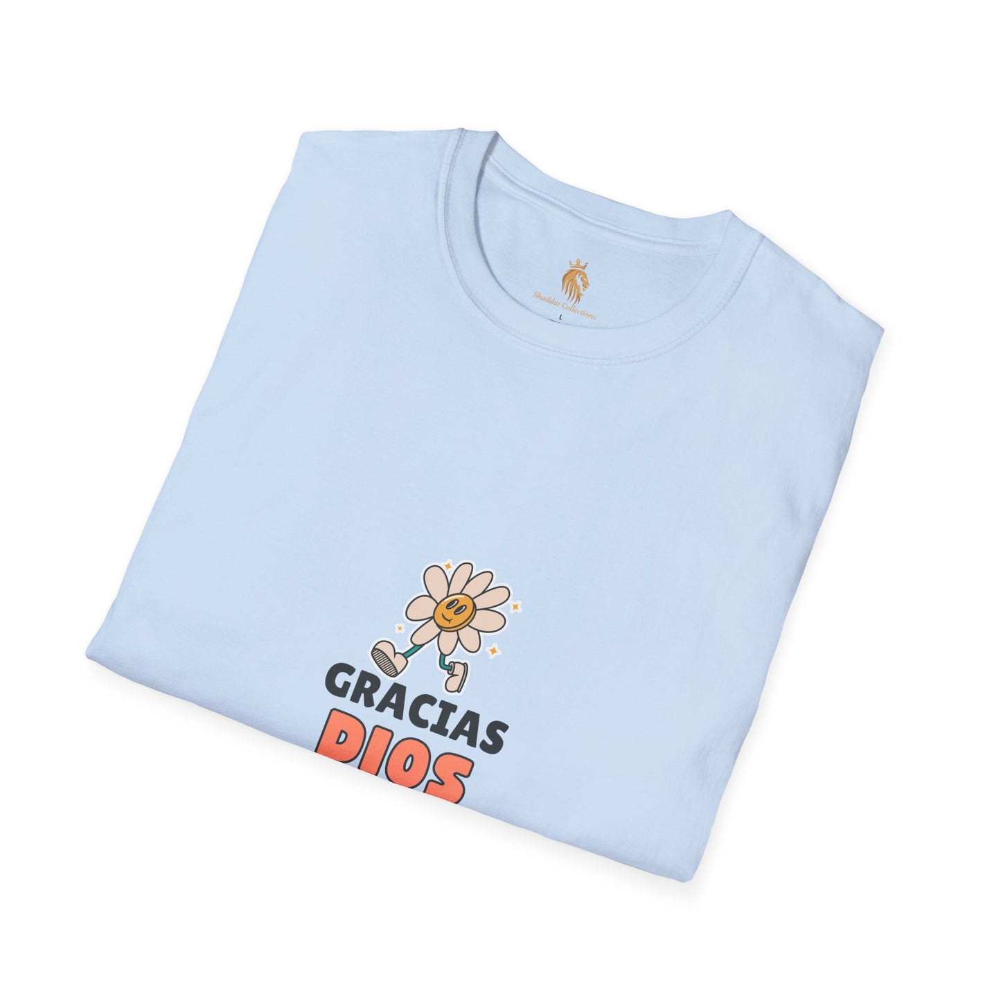 Gratitude Floral Unisex Softstyle T-Shirt - Perfect for Everyday Comfort & Celebrations