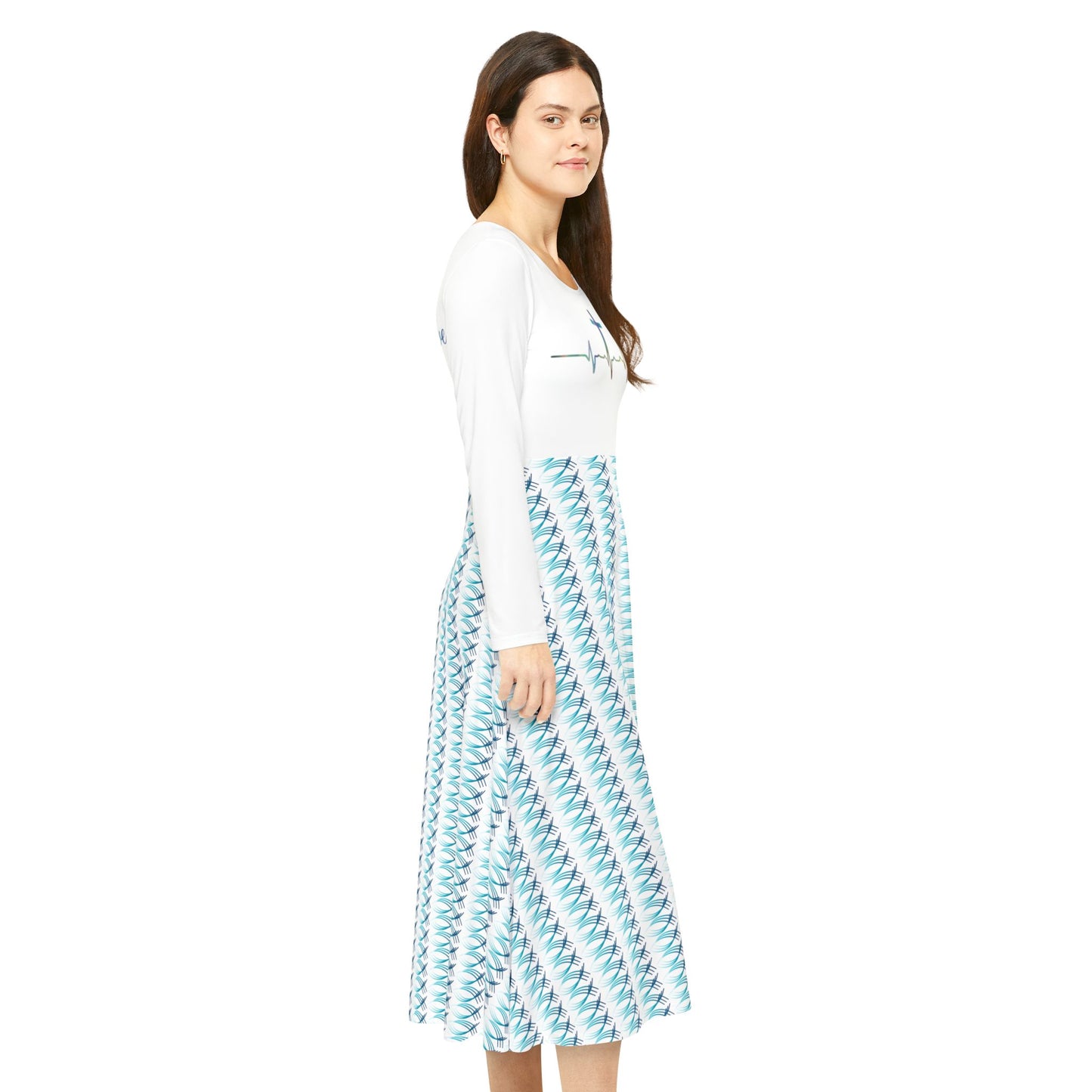 Women's Long Sleeve Dance Dress (AOP)