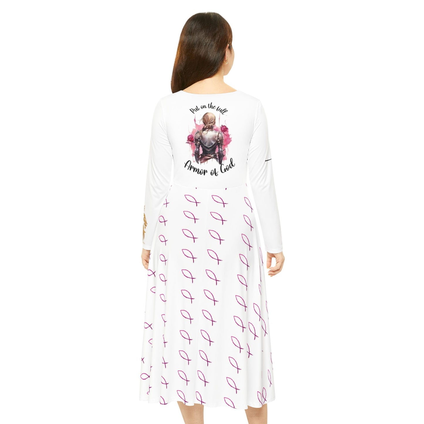 Women's Long Sleeve Dance Dress (AOP)