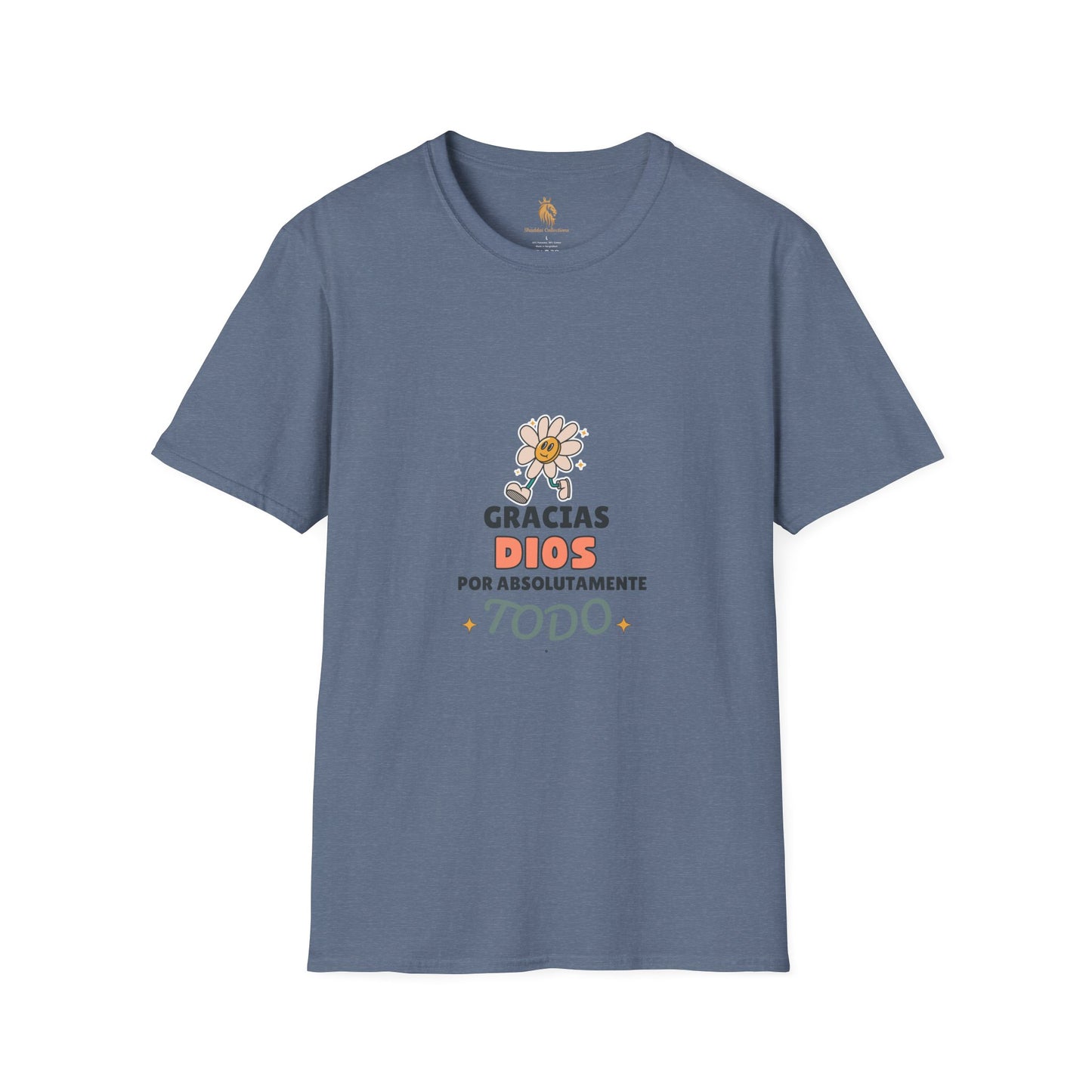 Gratitude Floral Unisex Softstyle T-Shirt - Perfect for Everyday Comfort & Celebrations