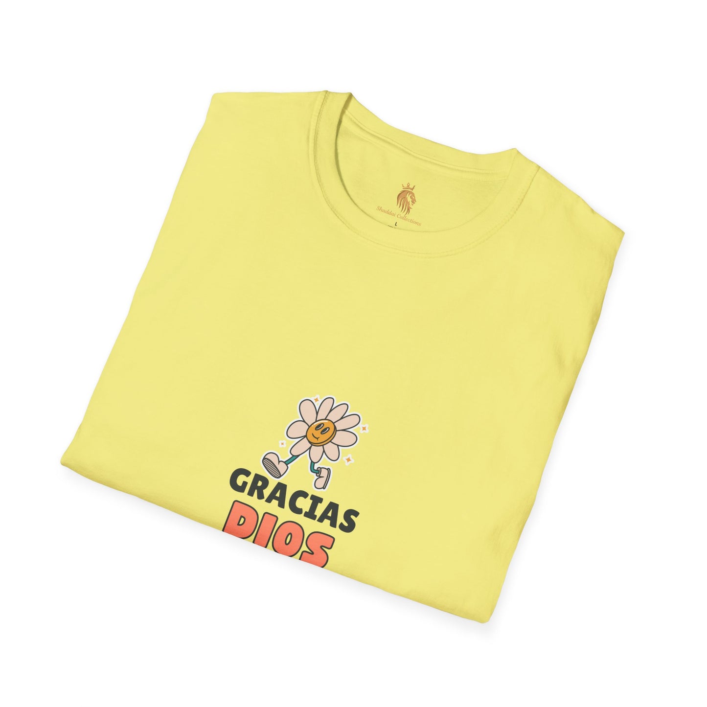 Gratitude Floral Unisex Softstyle T-Shirt - Perfect for Everyday Comfort & Celebrations
