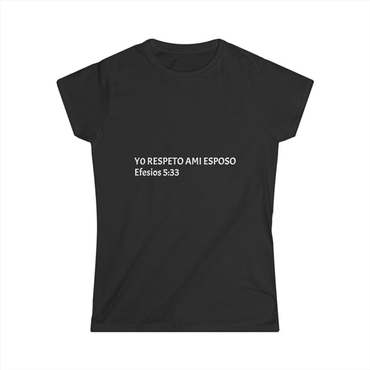 T-shirt Yo Respeto a mi Esposo
