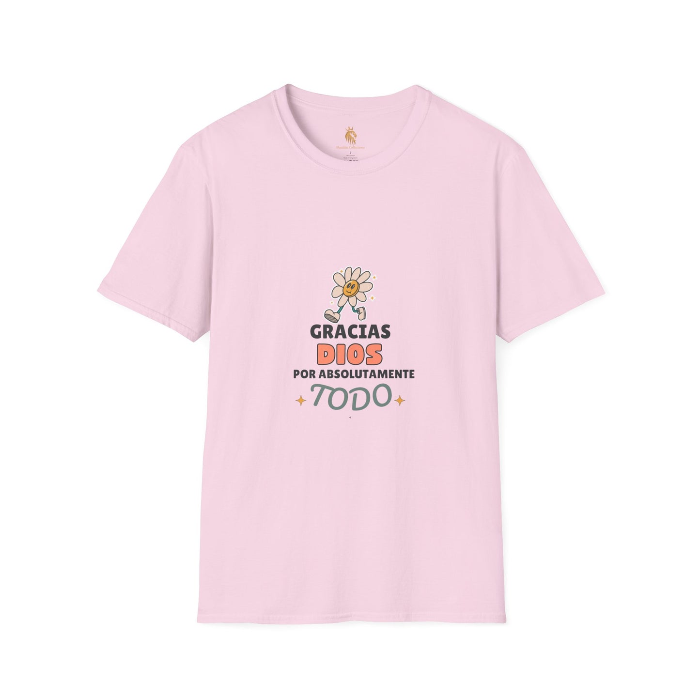 Gratitude Floral Unisex Softstyle T-Shirt - Perfect for Everyday Comfort & Celebrations