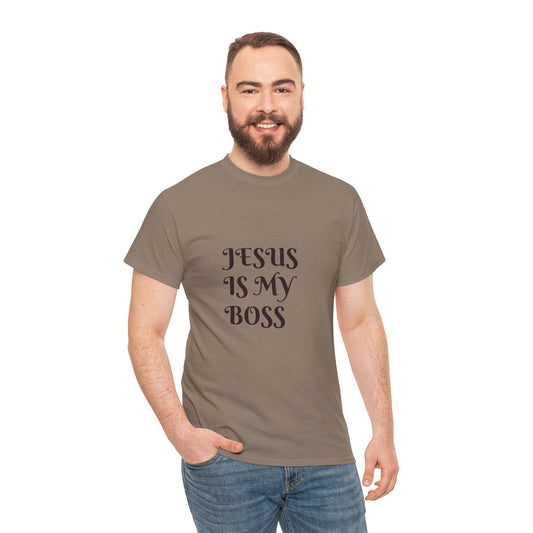 Playera "Jesus is My Boss"
