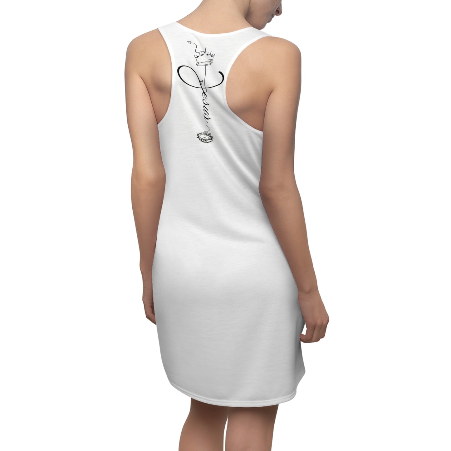 Women's Cut & Sew Racerback Dress (AOP)