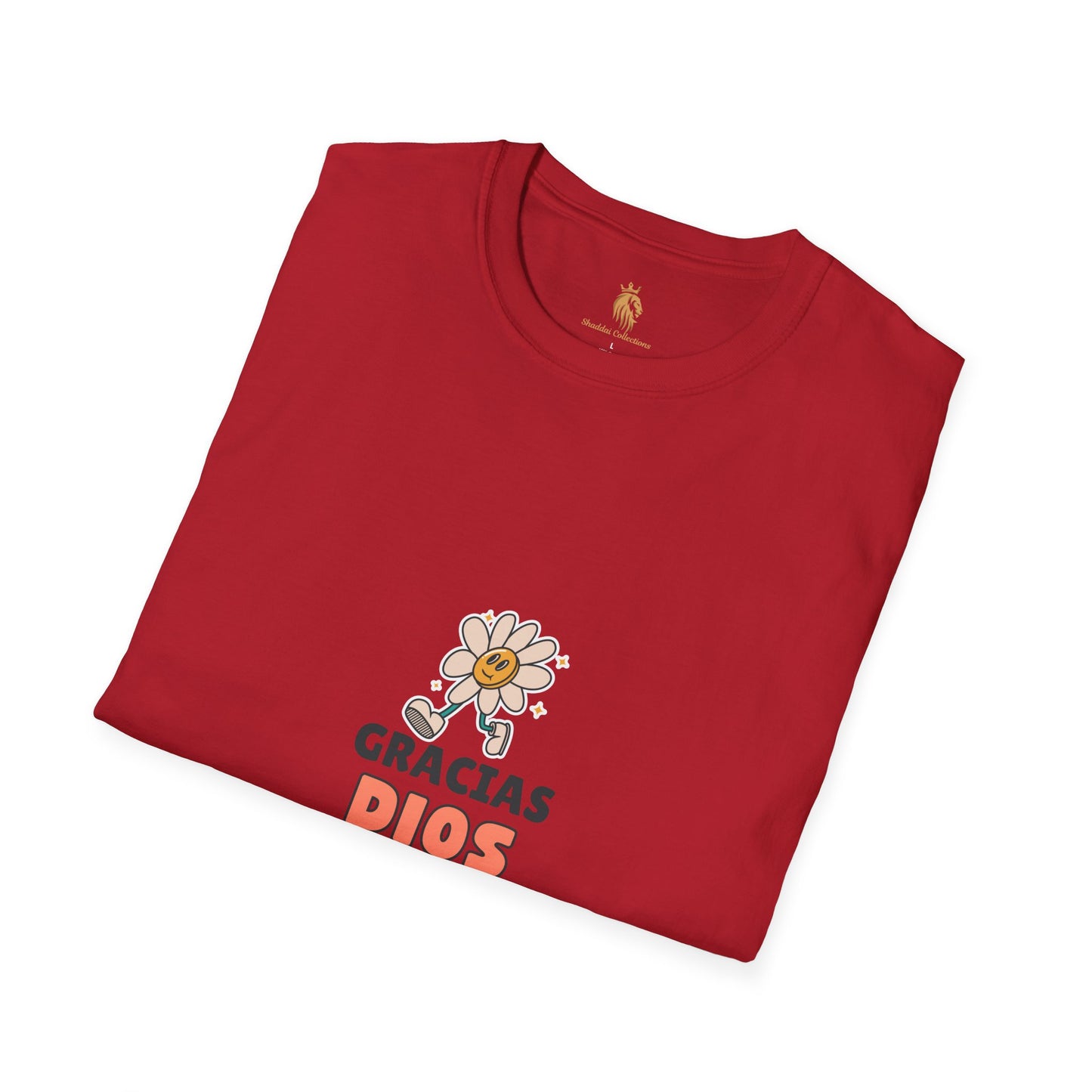 Gratitude Floral Unisex Softstyle T-Shirt - Perfect for Everyday Comfort & Celebrations