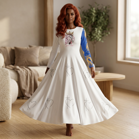 Women's Long Sleeve Dance Dress (AOP)