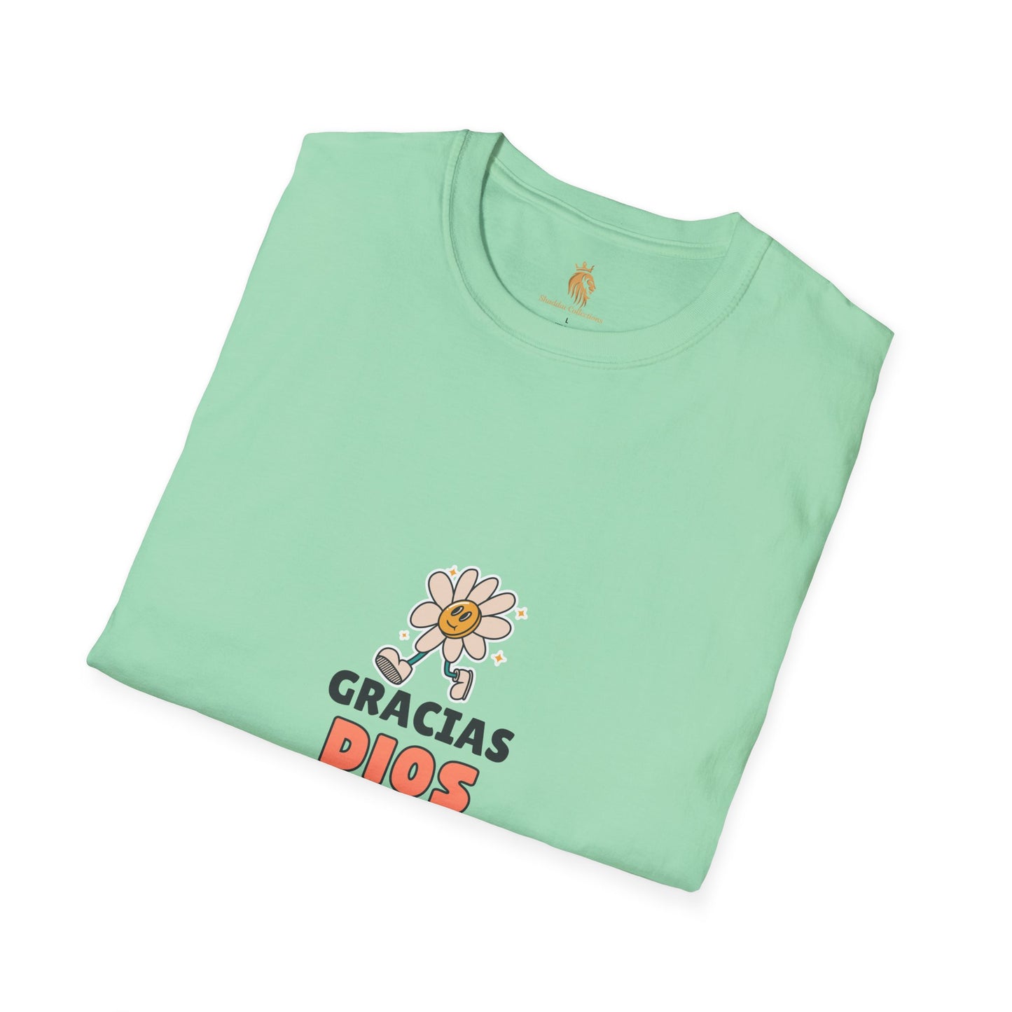 Gratitude Floral Unisex Softstyle T-Shirt - Perfect for Everyday Comfort & Celebrations