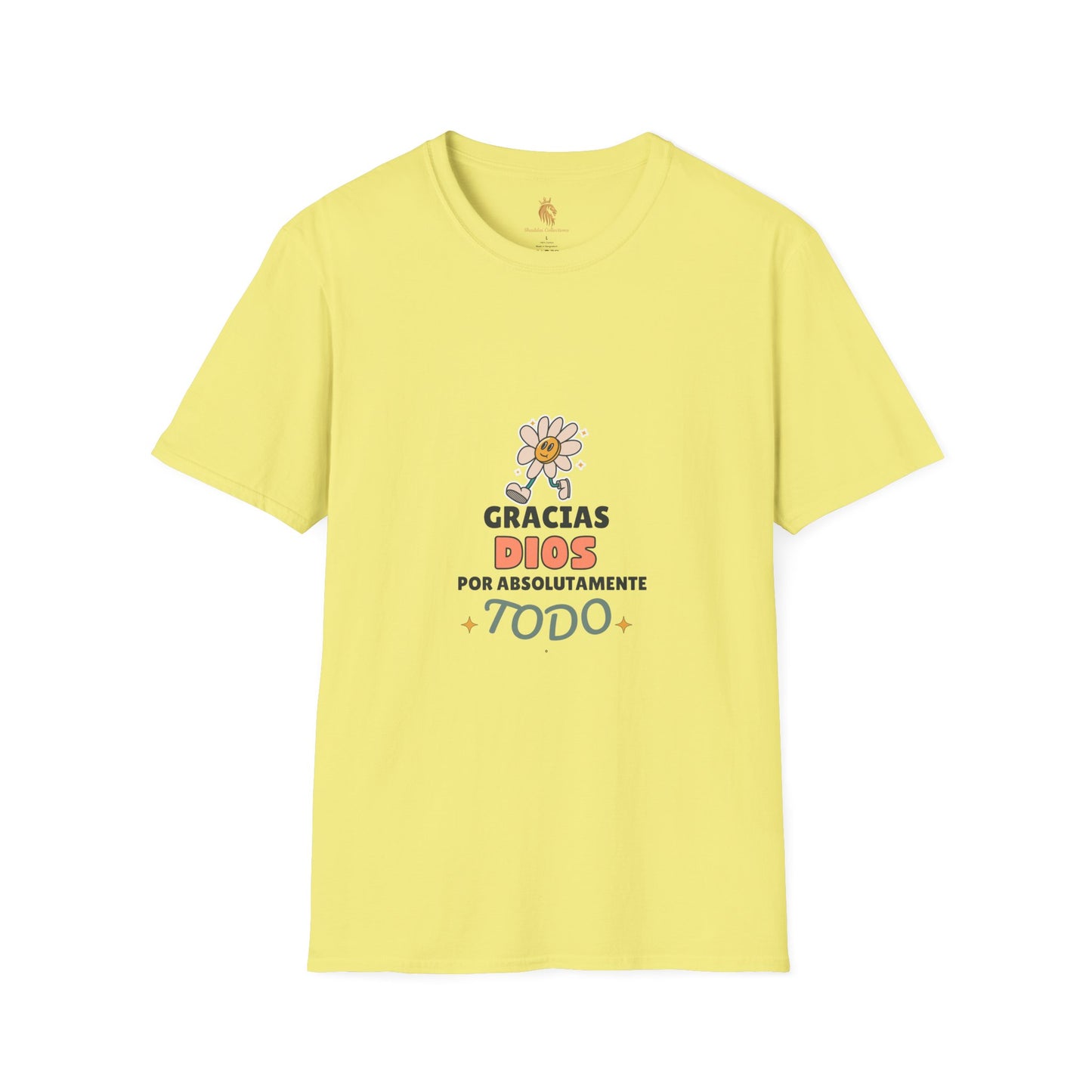 Gratitude Floral Unisex Softstyle T-Shirt - Perfect for Everyday Comfort & Celebrations