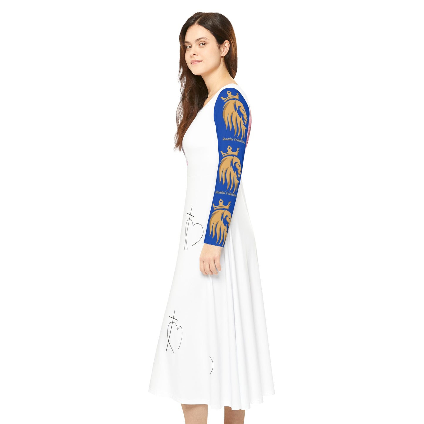 Women's Long Sleeve Dance Dress (AOP)