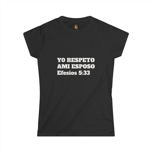 Playera "Yo Respeto a Mi Esposo"